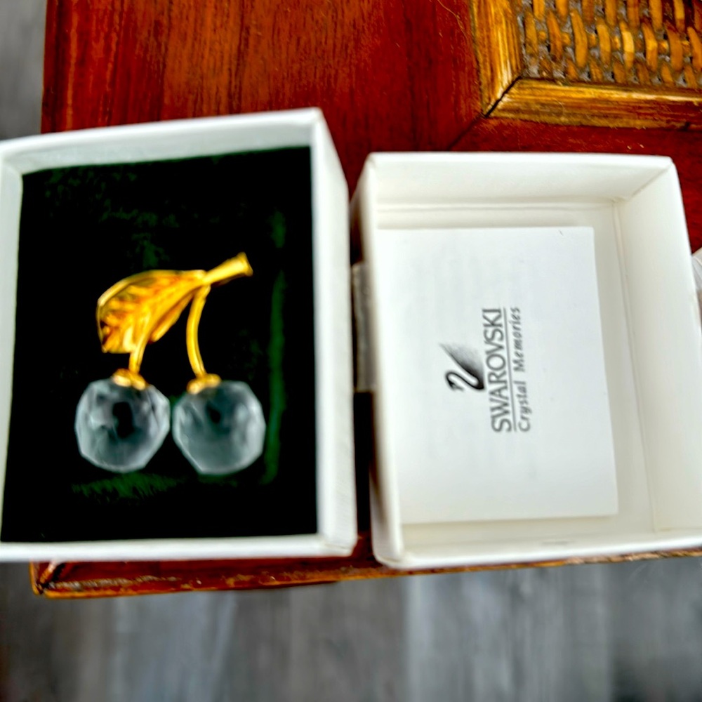 Original never worn cherry pin new in box